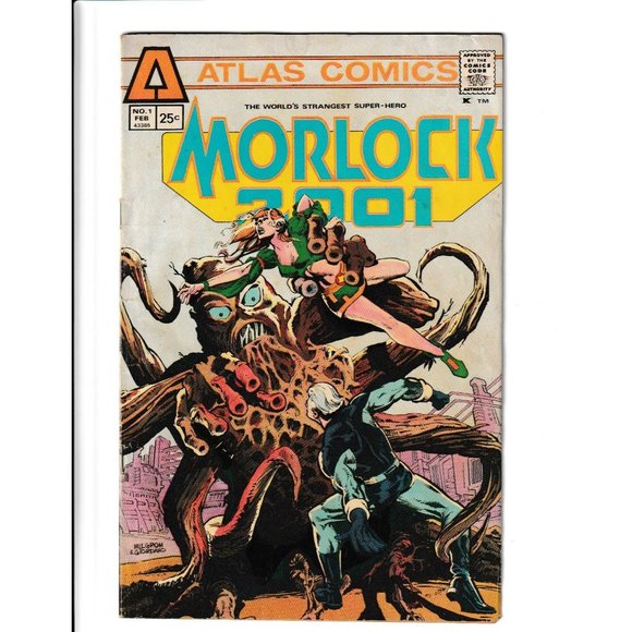 Atlas Comics Morlock 2001 #1 Feb The Worlds Strangest Super Hero Comic Book - Picture 5 of 6